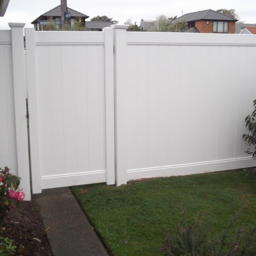 fence panel with gate